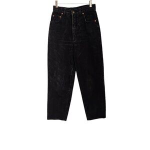 Vintage EXP‎ Jeans No. 128 Black Made USA Denim Casual Mom Hi-Rise Womens 5 EUC